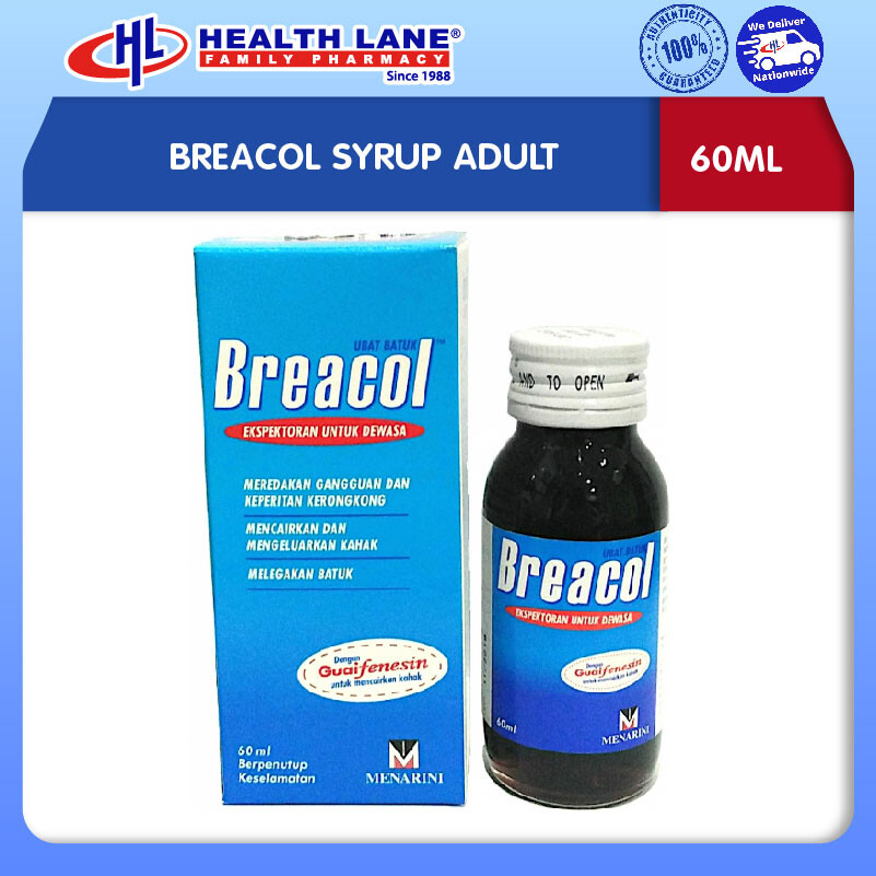 BREACOL SIRAP ADULT 60ML